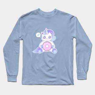 Donut Unicorn Long Sleeve T-Shirt